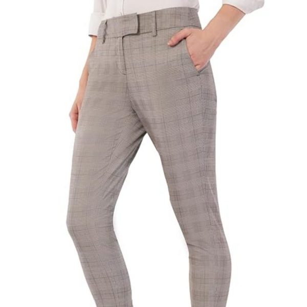 SaintX Women's Premium Formal Pants | Slim Fit | Stretchable Fabric | Baby Doll Design | Ladies Office Wear