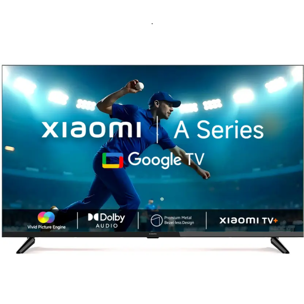 XIAOMI by Mi A Series 80 cm (32 inch) HD Ready LED Smart Google TV with 200+ Free Channels |Dolby Audio | DTS:HD |DTS Virtual: X| Vivid Picture Engine| Dual Band Wi-Fi| Bluetooth 5.0 (L32MA-AIN)